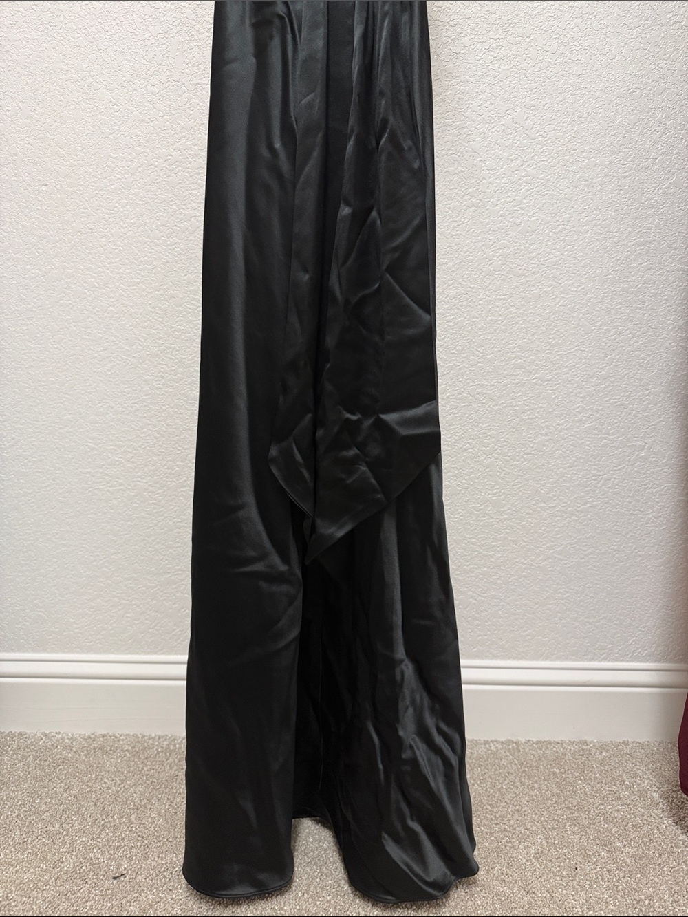 Misha Evianna Satin Gown with Bow - Picture 7 of 13